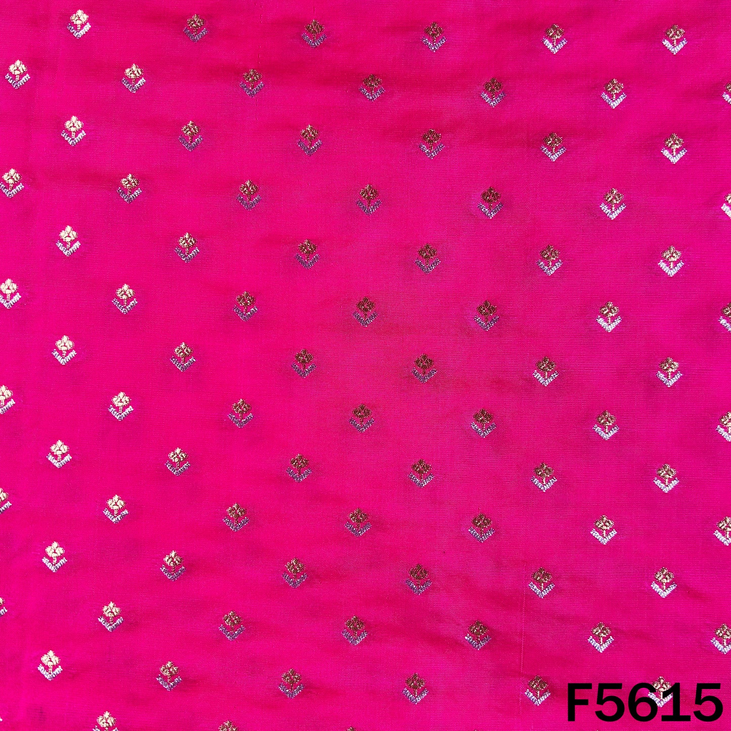 Zari Work Banarasi Brocade Fabric - F5615