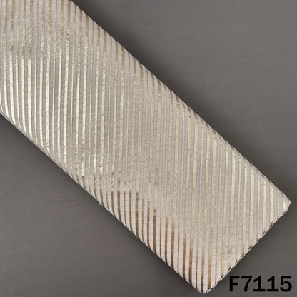 Dyeable Zari Work Chanderi Fabric - F7115