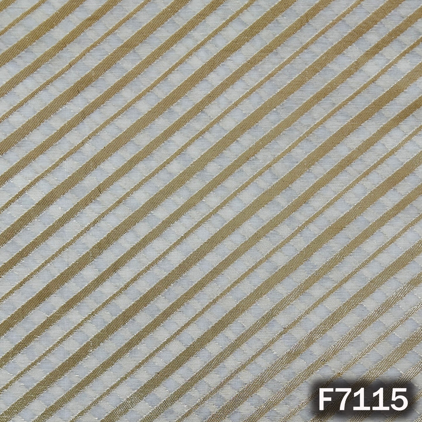 Dyeable Zari Work Chanderi Fabric - F7115