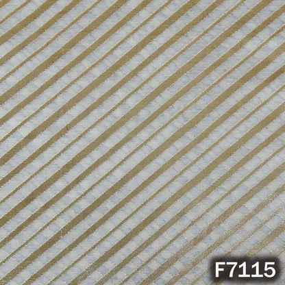 Dyeable Zari Work Chanderi Fabric - F7115