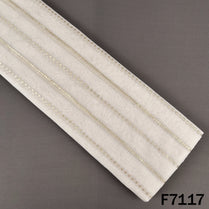 Dyeable Zari Work Chanderi Fabric - F7117