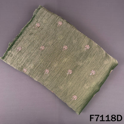Cut Dana Sequins Crush Tissue Fabric - F7118