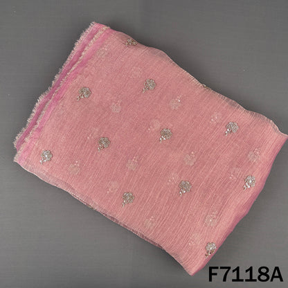 Cut Dana Sequins Crush Tissue Fabric - F7118