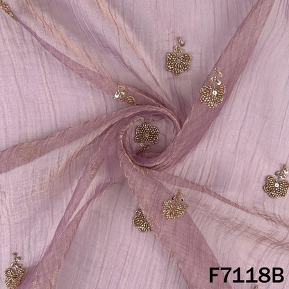 Cut Dana Sequins Crush Tissue Fabric - F7118