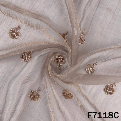 Cut Dana Sequins Crush Tissue Fabric - F7118