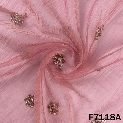 Cut Dana Sequins Crush Tissue Fabric - F7118