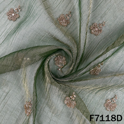 Cut Dana Sequins Crush Tissue Fabric - F7118