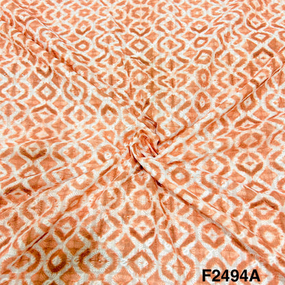 Printed Chikankari Cotton Fabric-FR2494