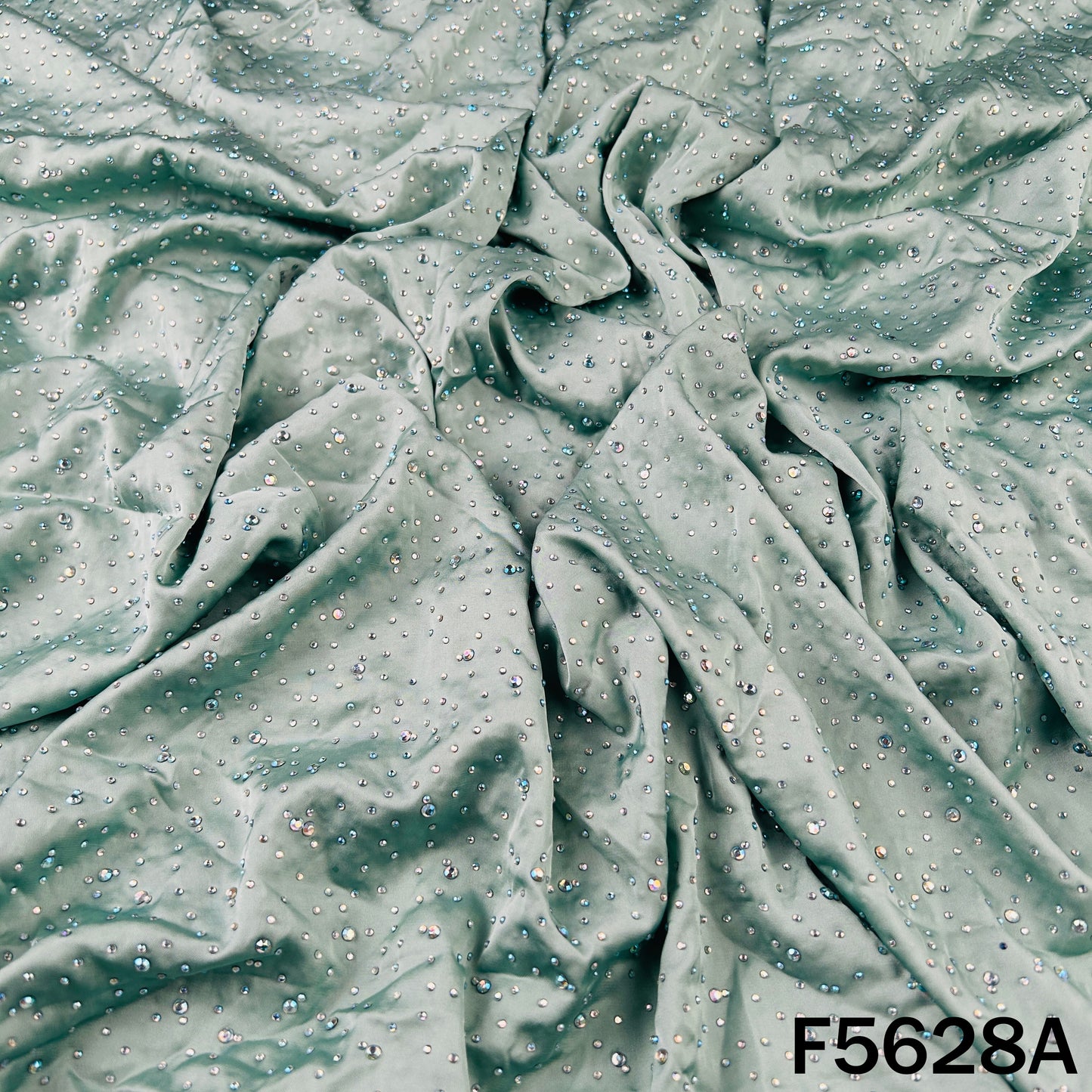 Swarovski Work Armani Satin Fabric - F5628