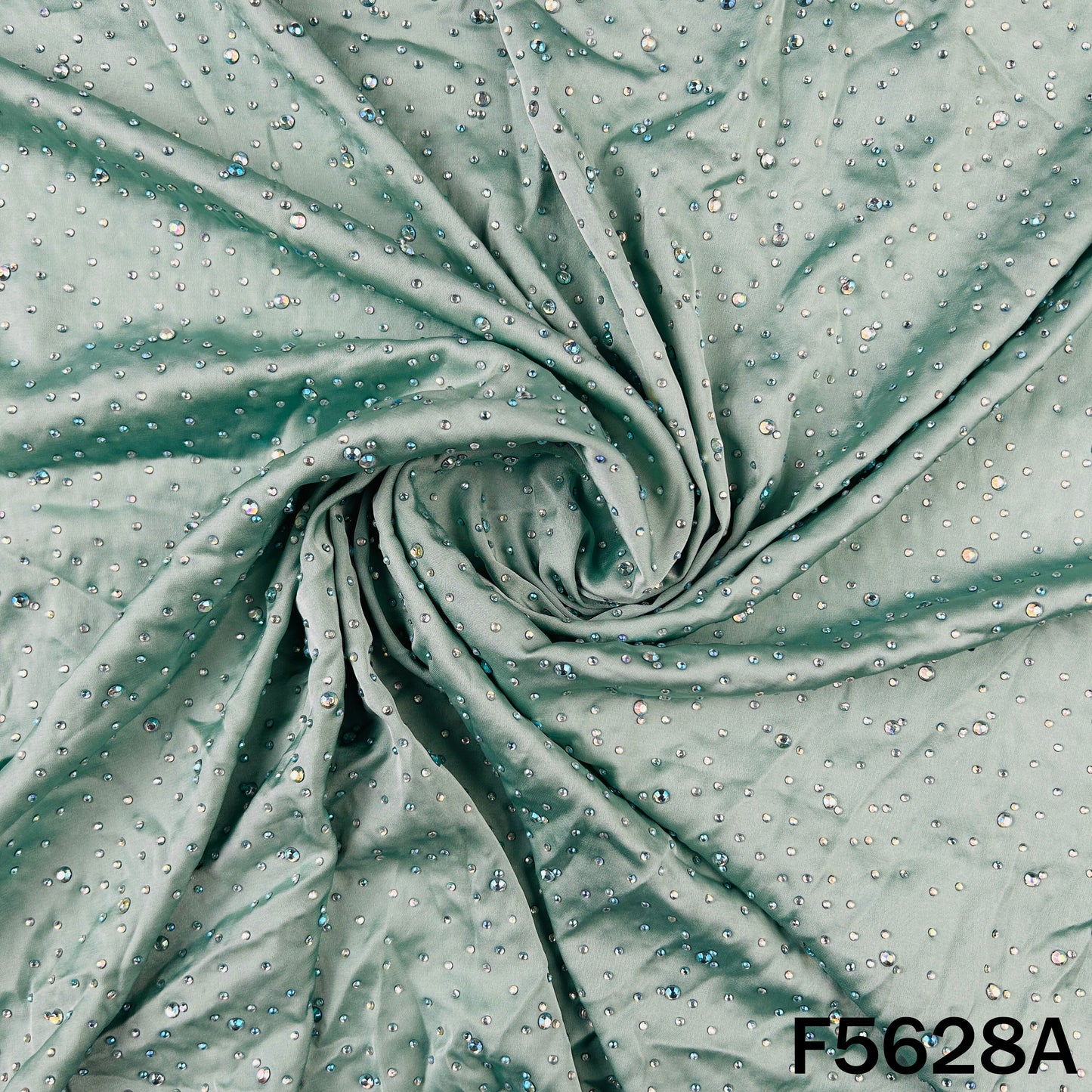 Swarovski Work Armani Satin Fabric - F5628