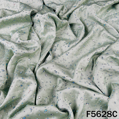 Swarovski Work Armani Satin Fabric - F5628