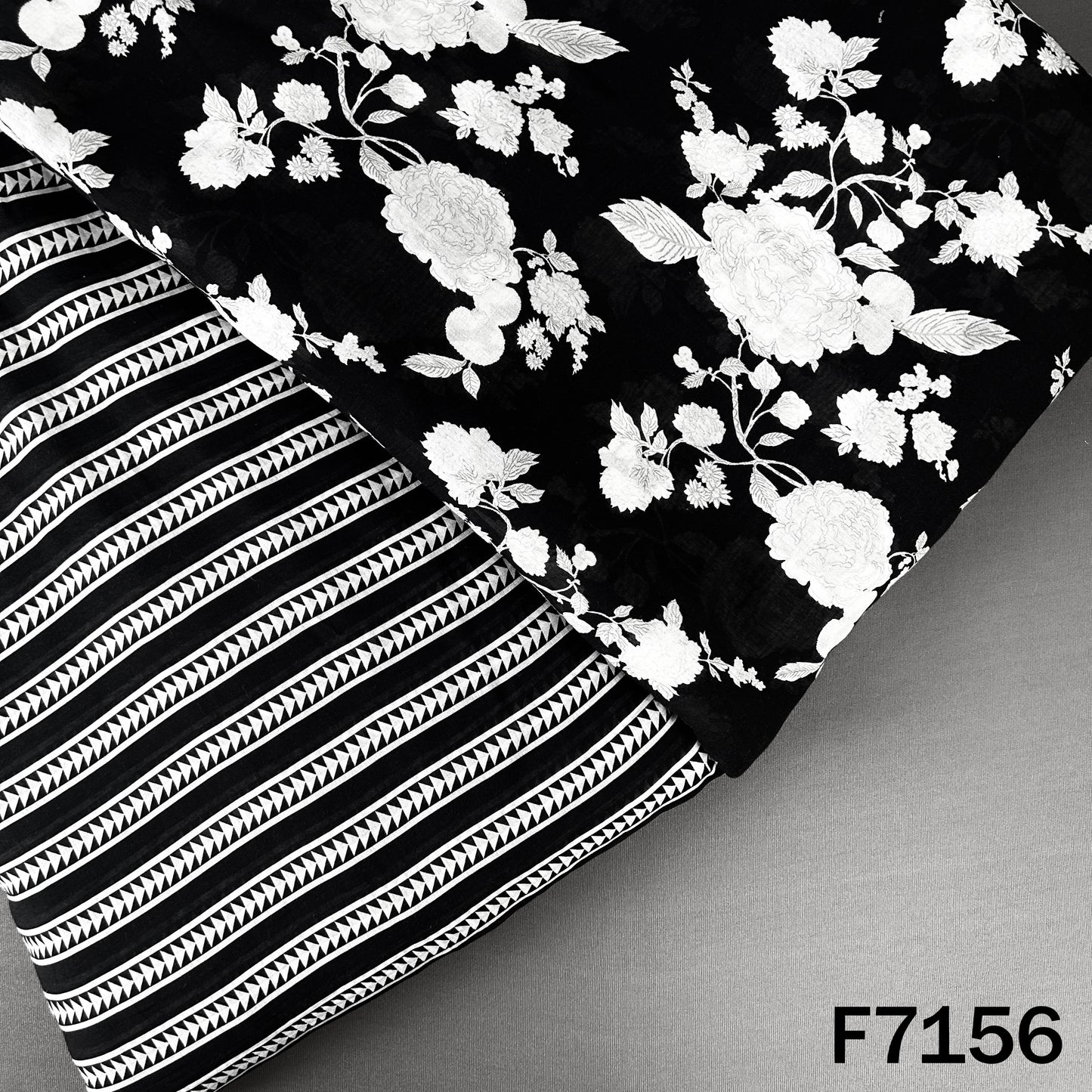 Printed Chanderi Silk Fabric - F7156