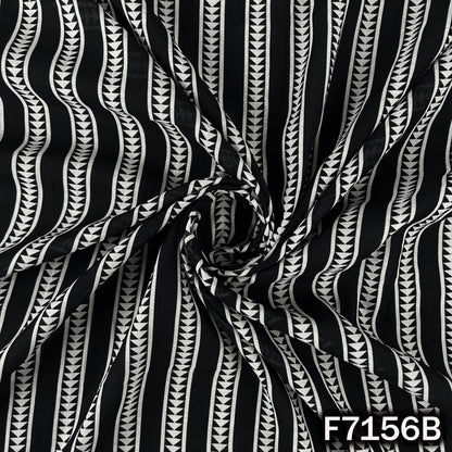 Printed Chanderi Silk Fabric - F7156