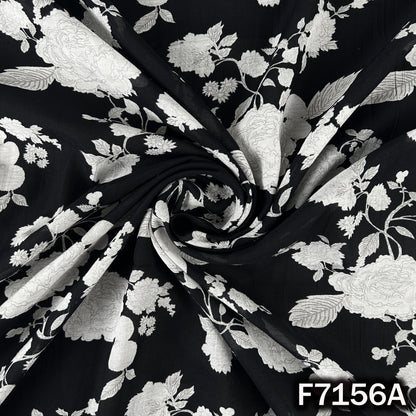 Printed Chanderi Silk Fabric - F7156
