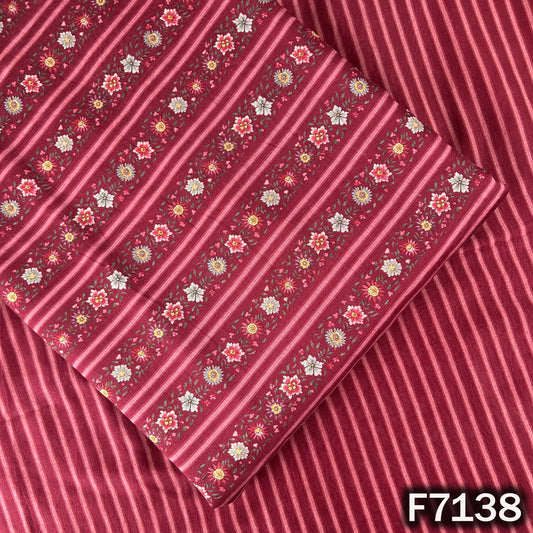 Printed Chanderi Silk Fabric - F7138