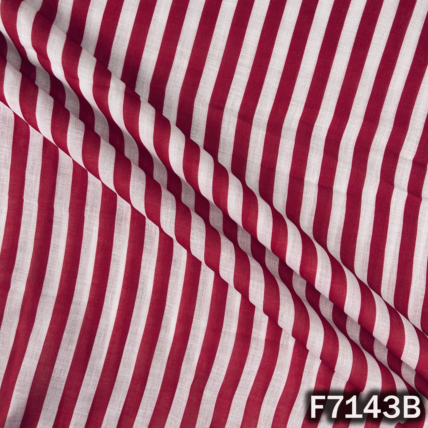 Thread Embroidered Linen Fabric - F7143