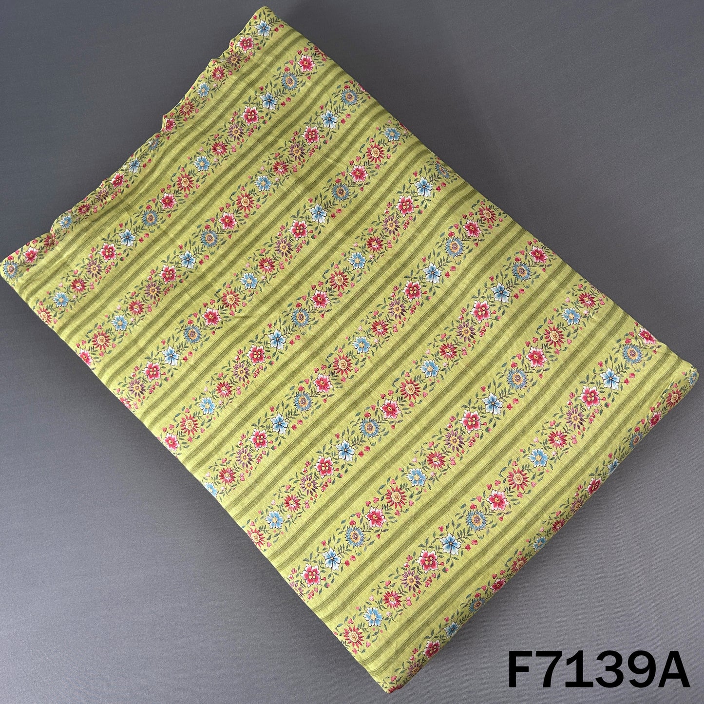 Printed Chanderi Silk Fabric - F7139