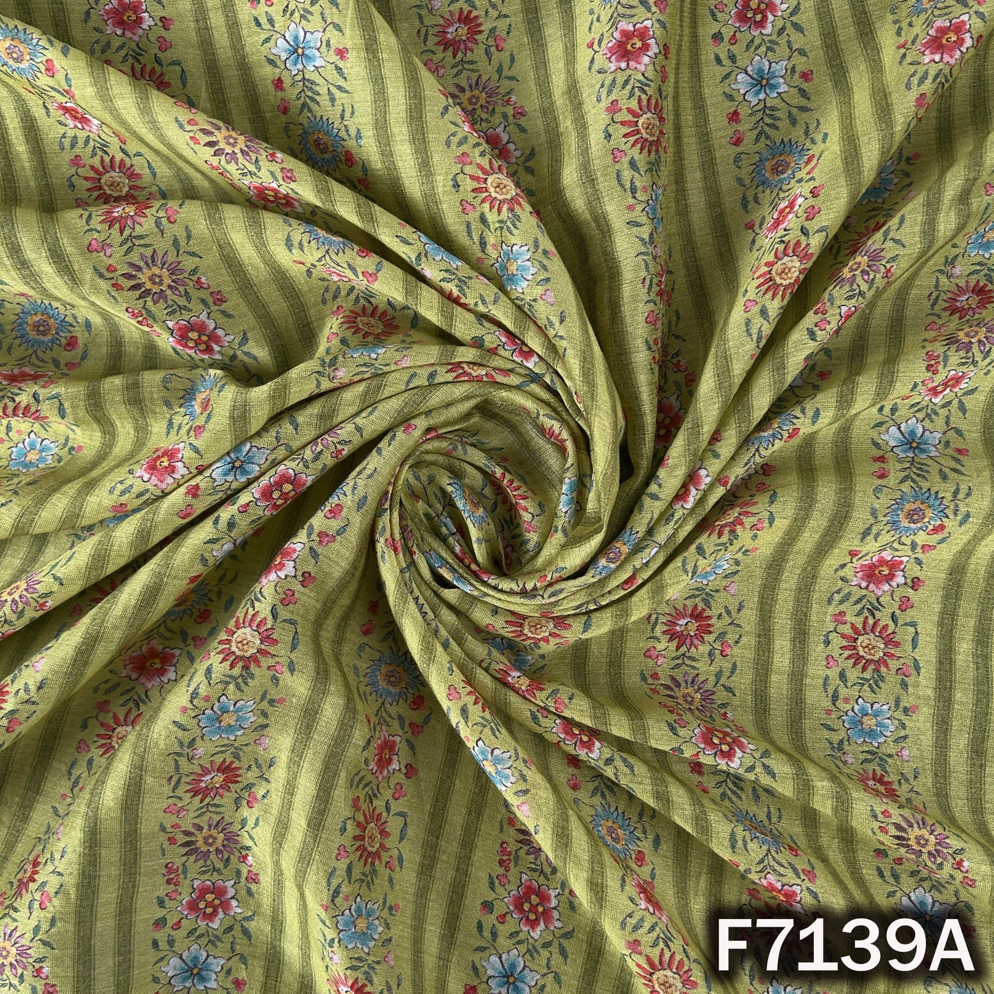 Printed Chanderi Silk Fabric - F7139