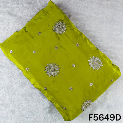 Cut Dana Zari Sequins Work Crepe Fabric - F5649