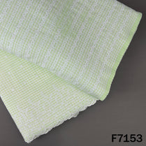 Check Thread Embroidered Cambric Cotton Fabric - F7153