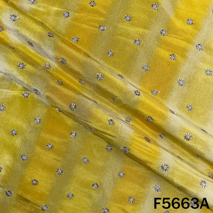 Cut Dana Zari Work Shimmer Tissue Fabric - F5663