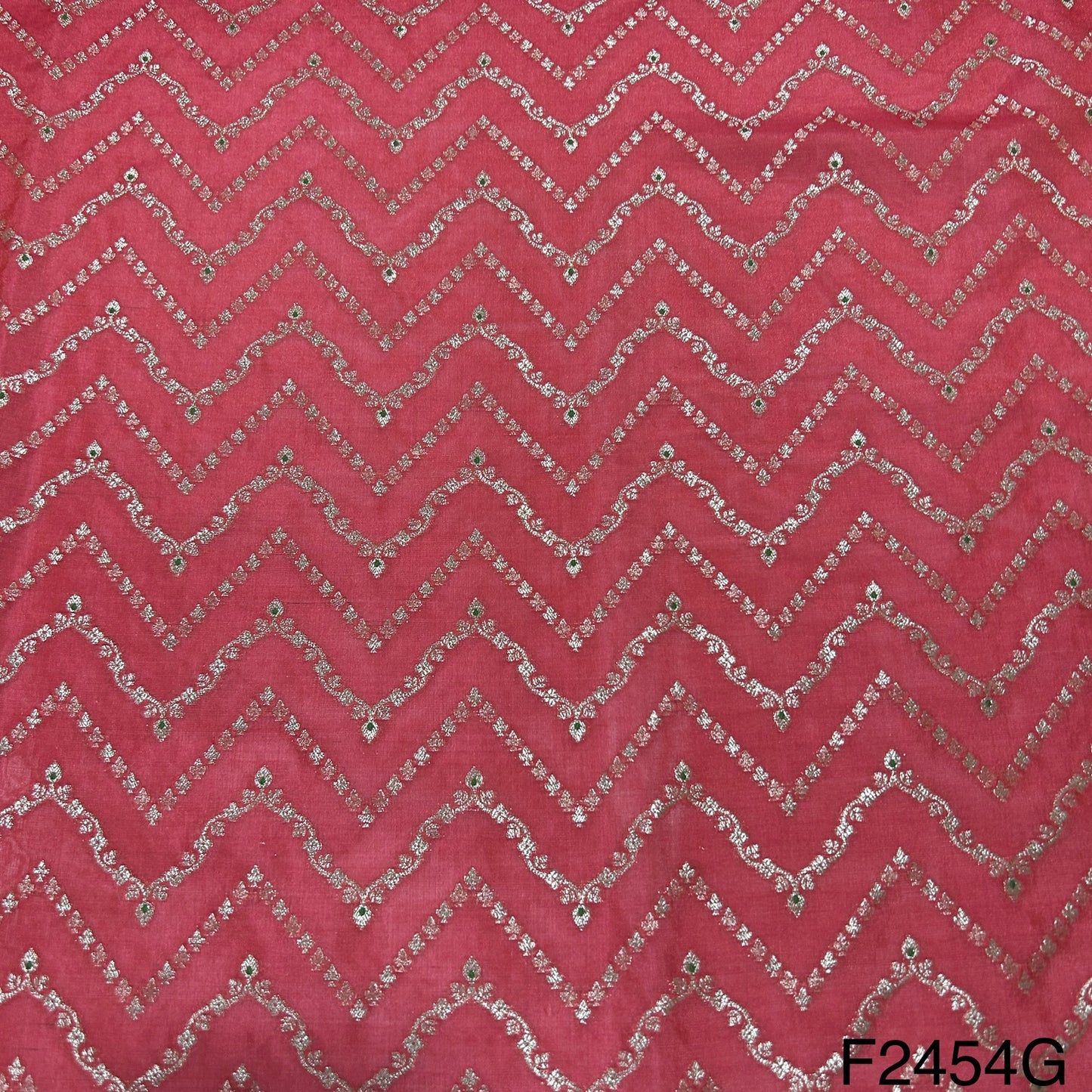 Silk Brocade Fabric-F2454