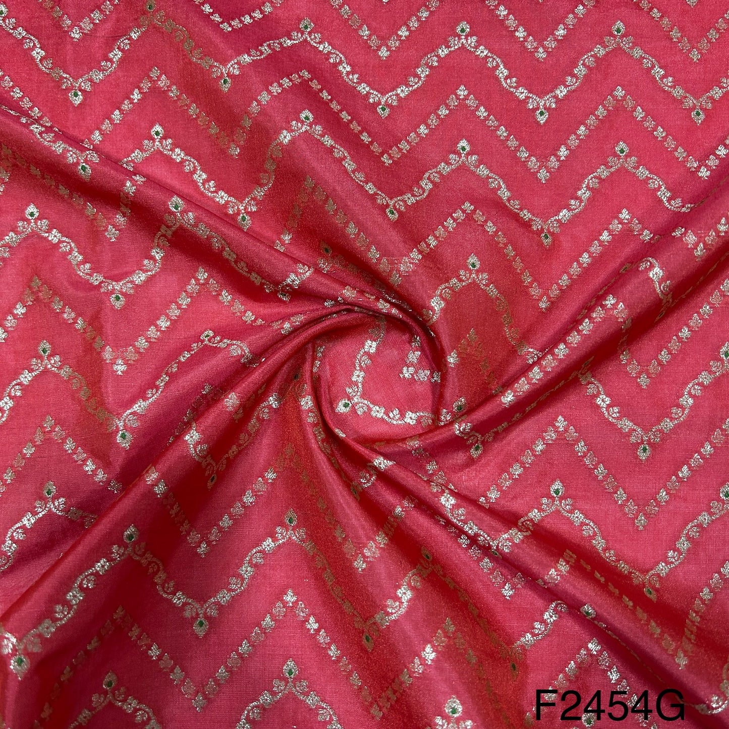 Silk Brocade Fabric-F2454