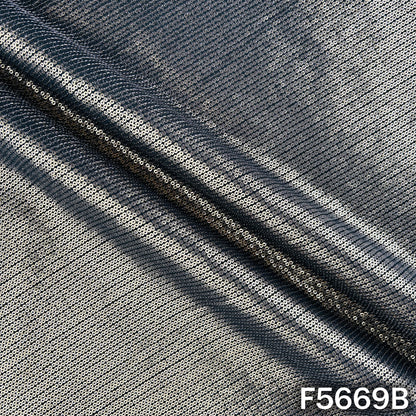 Thread Sequins Work Georgette Fabric - F5669