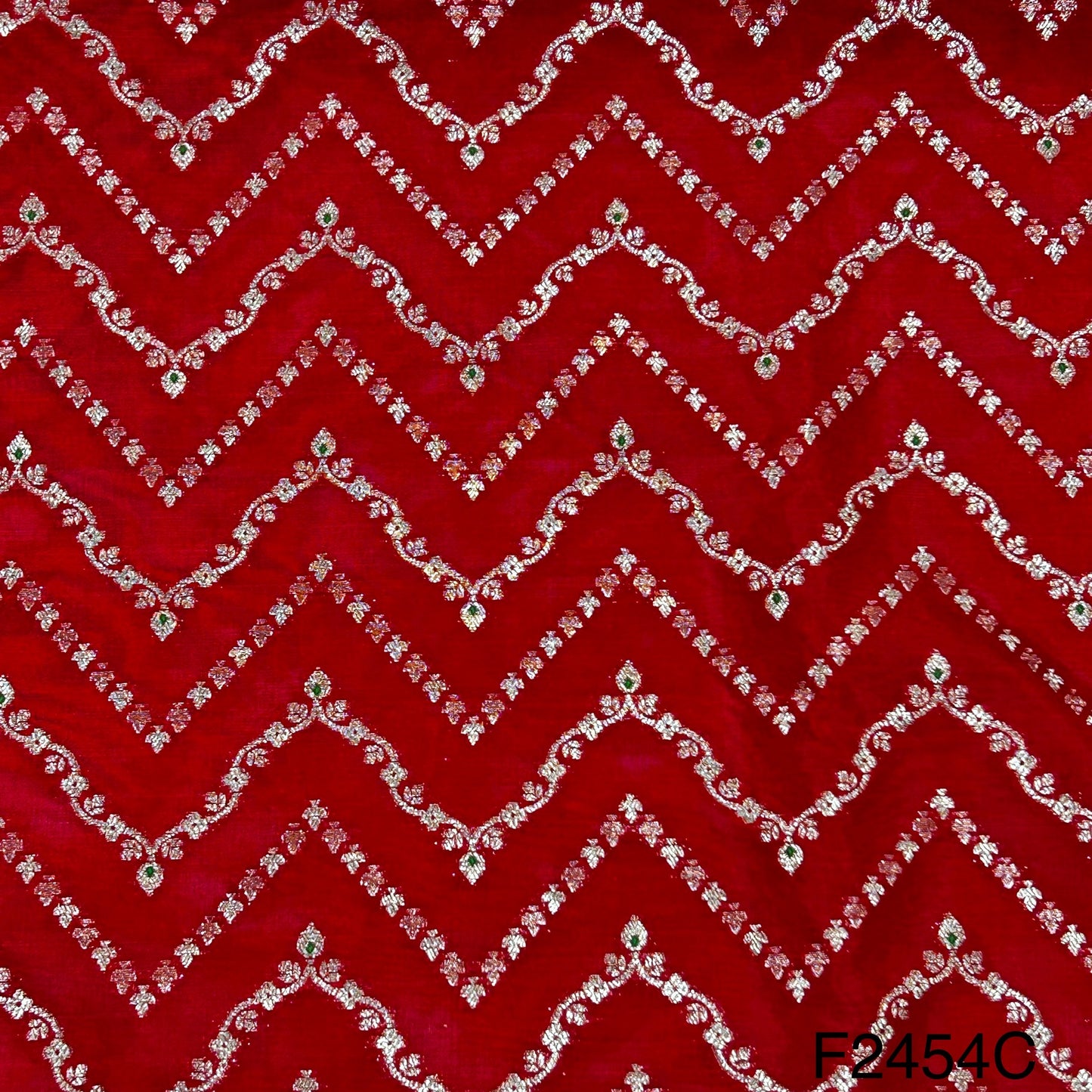 Silk Brocade Fabric-F2454