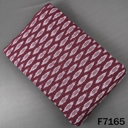 Ikkat Print Cotton Fabric - F7165