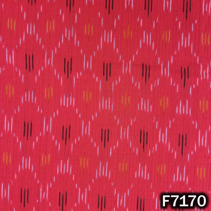 Ikkat Print Cotton Fabric - F7170