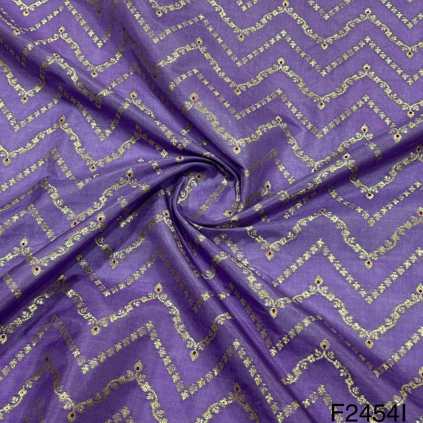 Silk Brocade Fabric-F2454