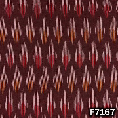 Ikkat Print Cotton Fabric - F7167