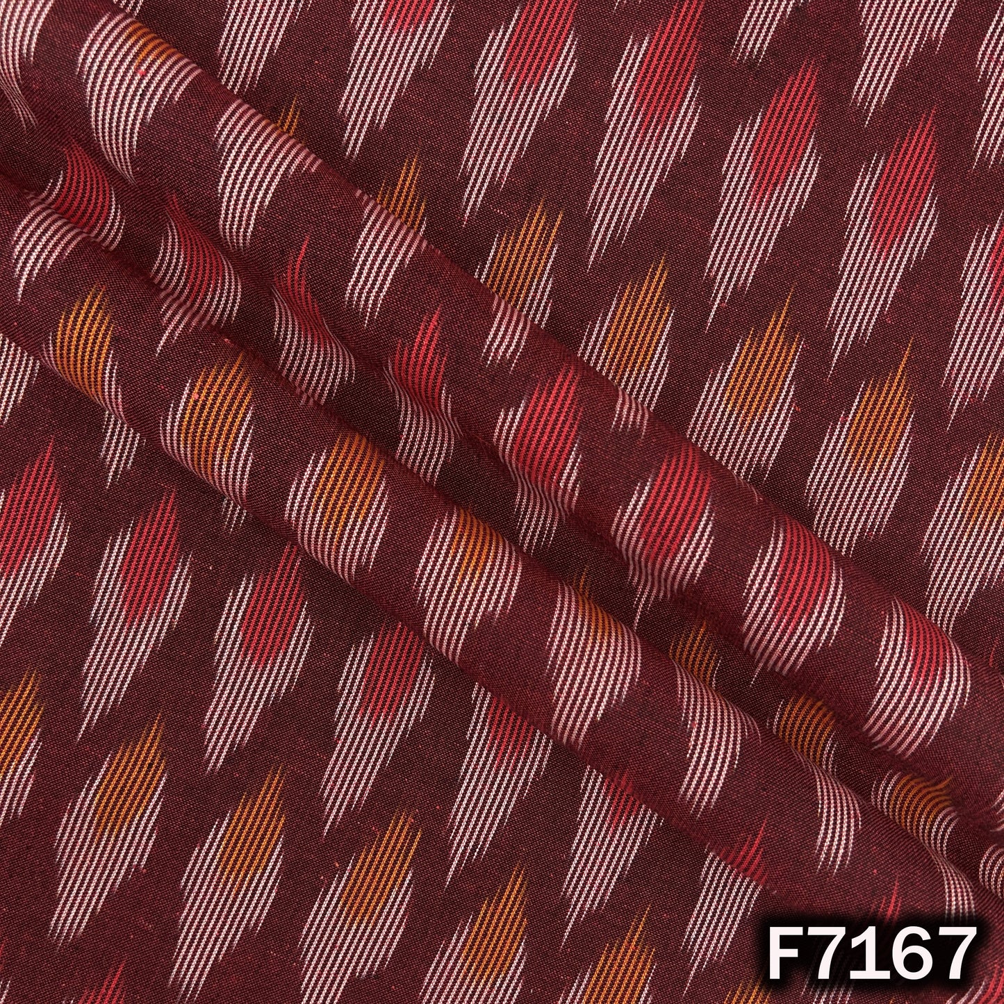Ikkat Print Cotton Fabric - F7167