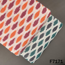 Ikkat Print Cotton Fabric - F7171