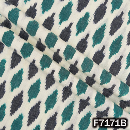 Ikkat Print Cotton Fabric - F7171
