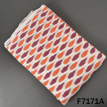 Ikkat Print Cotton Fabric - F7171
