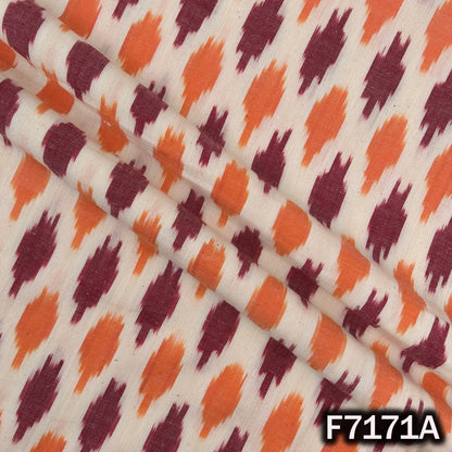 Ikkat Print Cotton Fabric - F7171