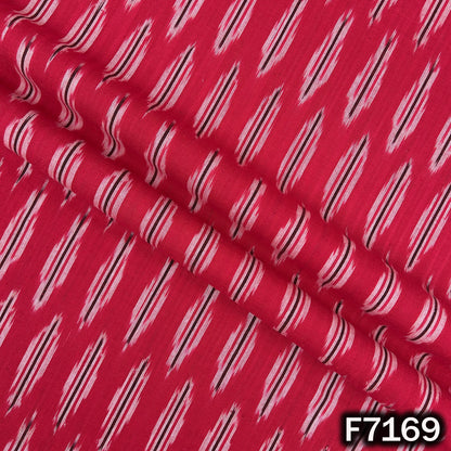 Ikkat Print Cotton Fabric - F7169