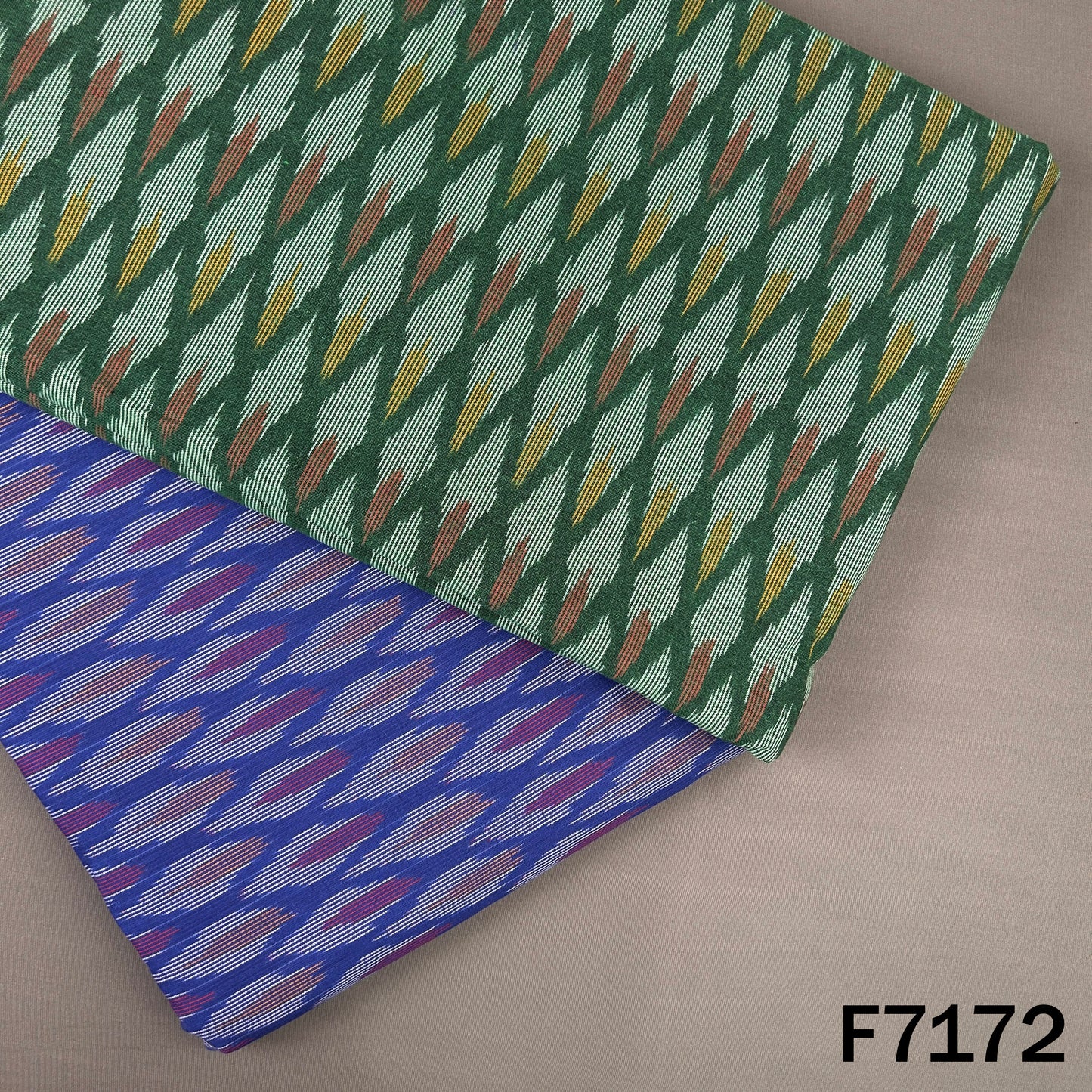 Ikkat Print Cotton Fabric - F7172