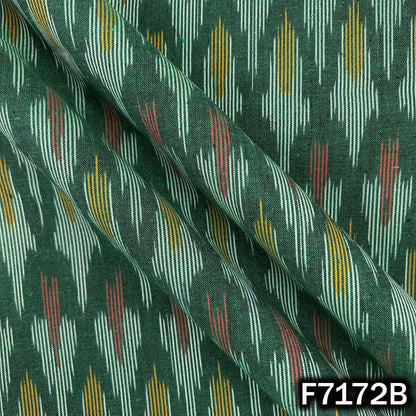Ikkat Print Cotton Fabric - F7172