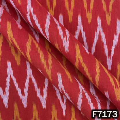 Ikkat Print Cotton Fabric - F7173