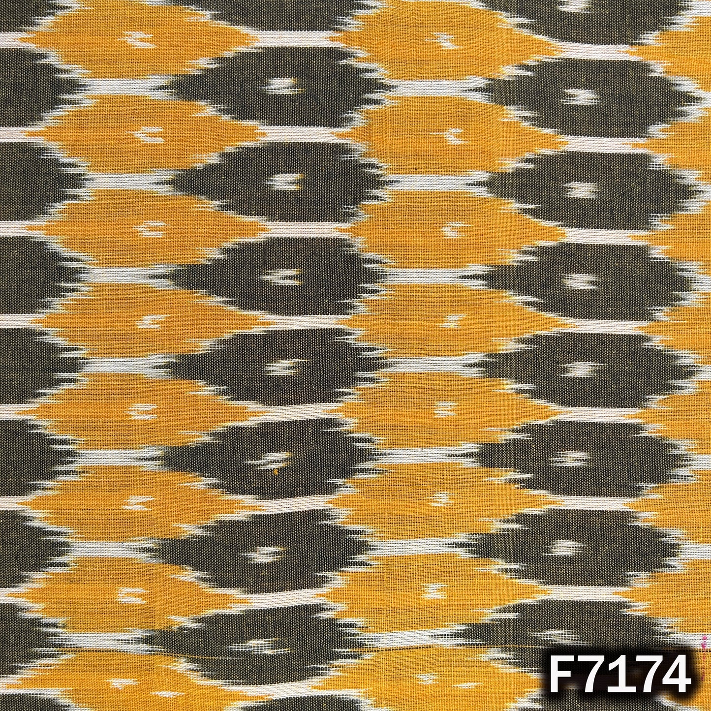 Ikkat Print Cotton Fabric - F7174