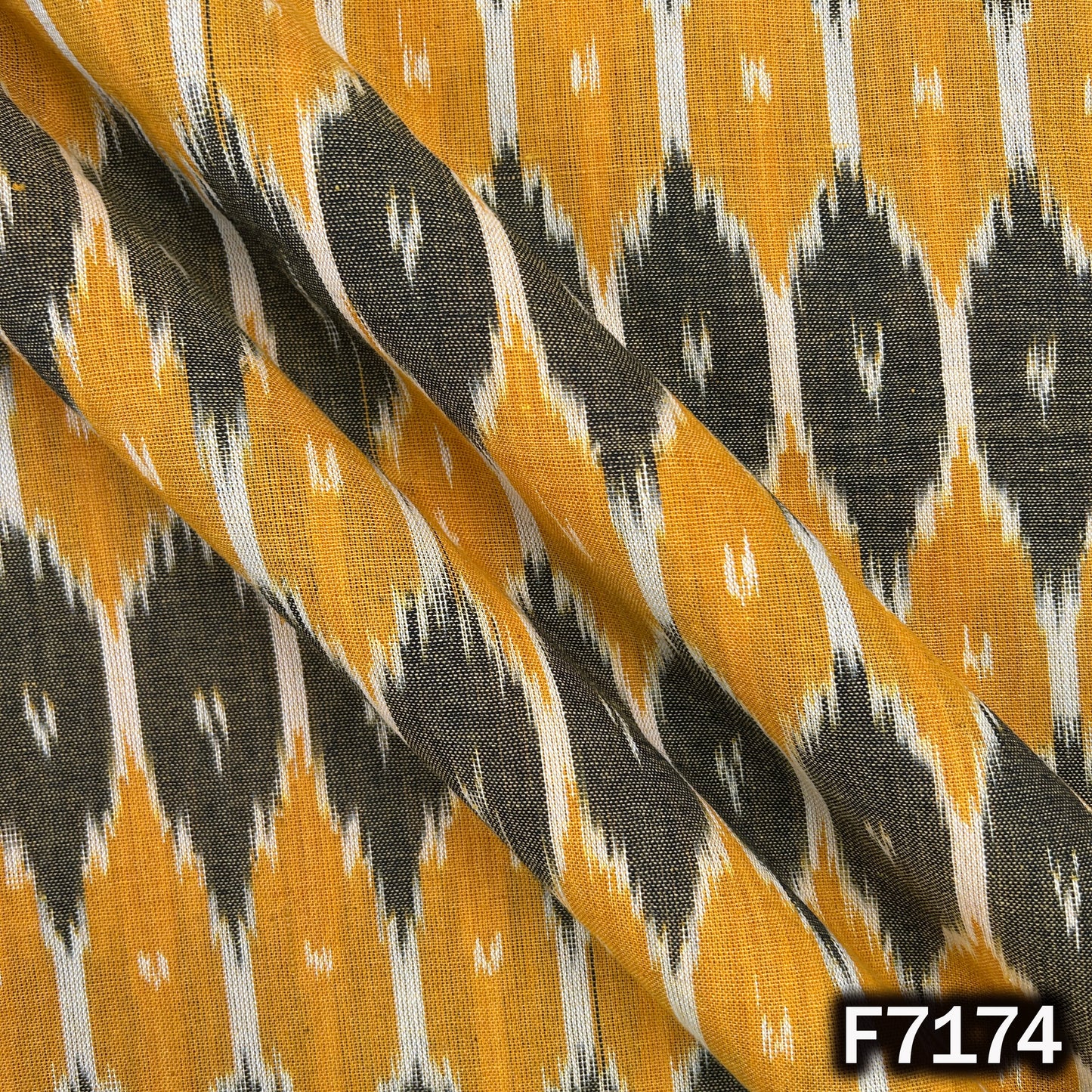 Ikkat Print Cotton Fabric - F7174