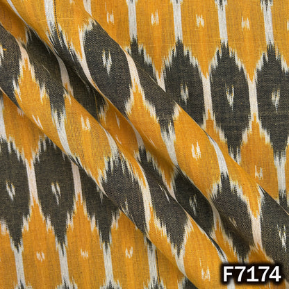 Ikkat Print Cotton Fabric - F7174