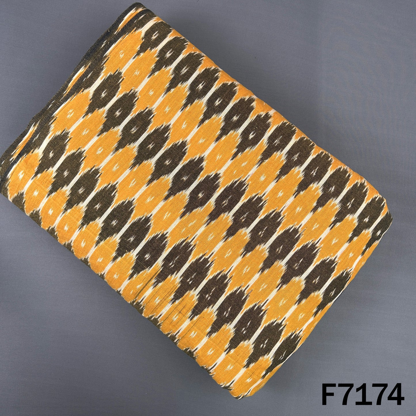 Ikkat Print Cotton Fabric - F7174