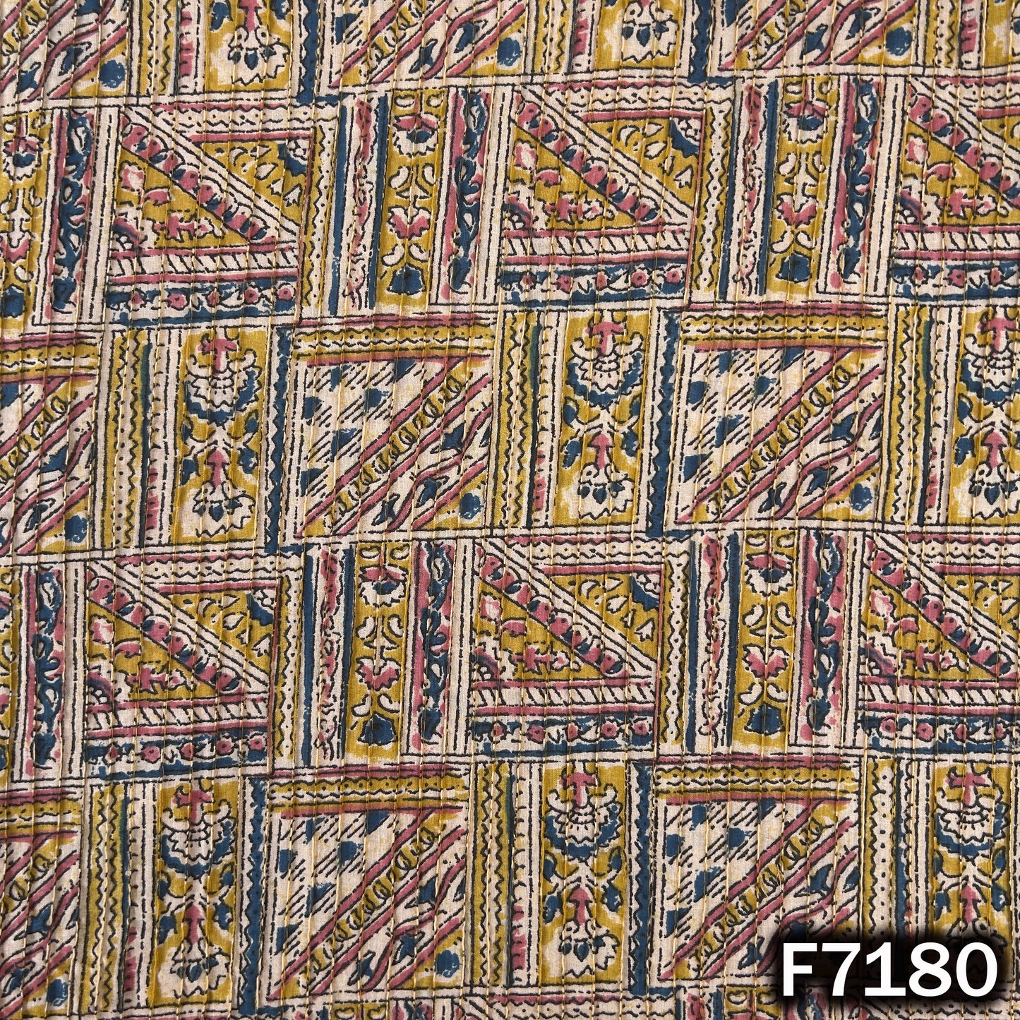 Printed Pintex Cotton Fabric - F7180