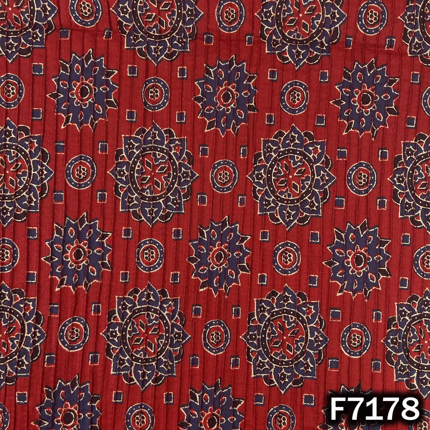 Printed Pintex Cotton Fabric - F7178