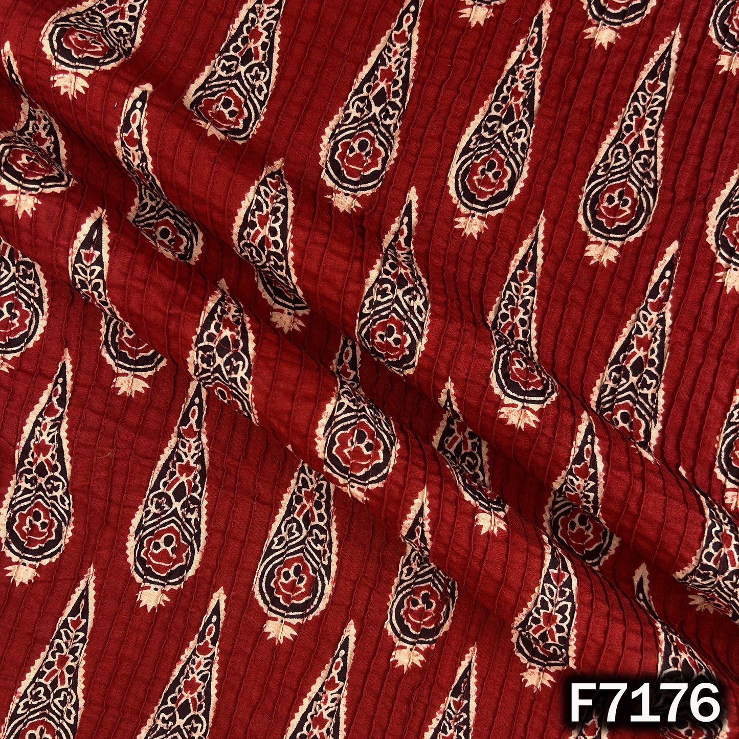 Printed Pintex Cotton Fabric - F7176