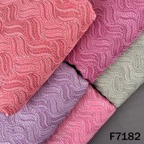 Thread Embroidered Zari Sequins Georgette Fabric - F7182